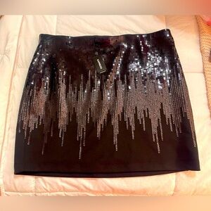 Express NWT sequin mini skirt size L